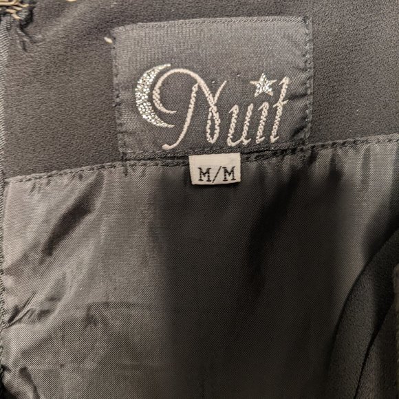 Nuit Clothing Black Beaded Gown - Simply Elegant - Picture 2 of 4